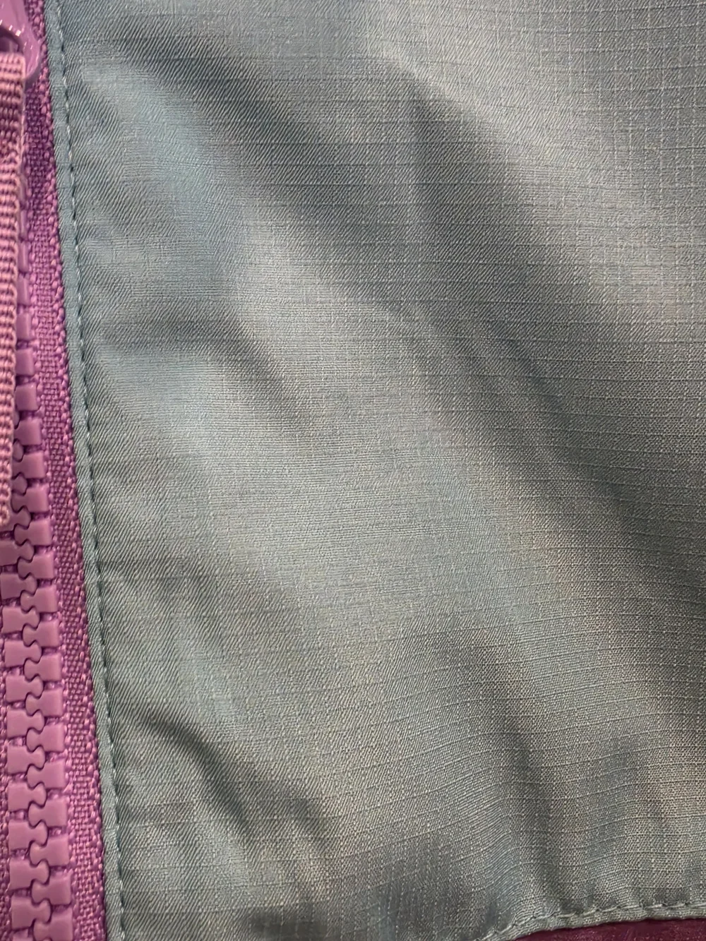 Eddie Bauer Mint Green and Lavender Two-Tone Kids' 2-layer Jacket, Size 6/7